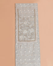 Load image into Gallery viewer, Greige Zamdani Mal Chanderi Kurti featured