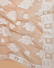 Load image into Gallery viewer, Greige Zamdani Mal Chanderi Kurti featured