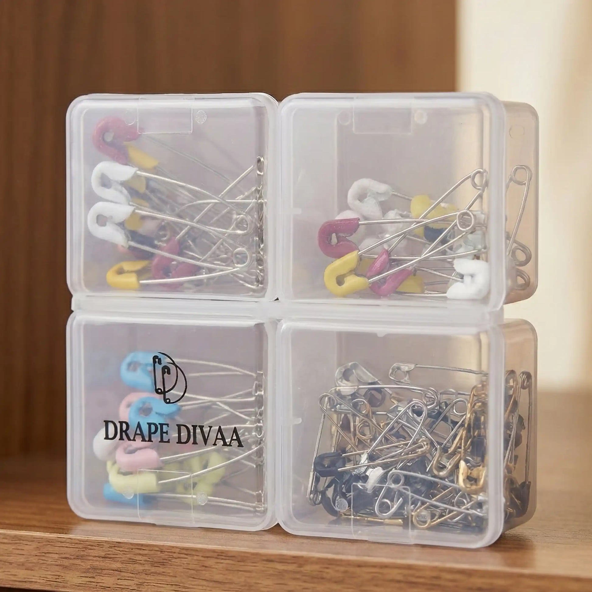 Safety Pins - Assorted (86 Pcs) - With Box Safety Pins