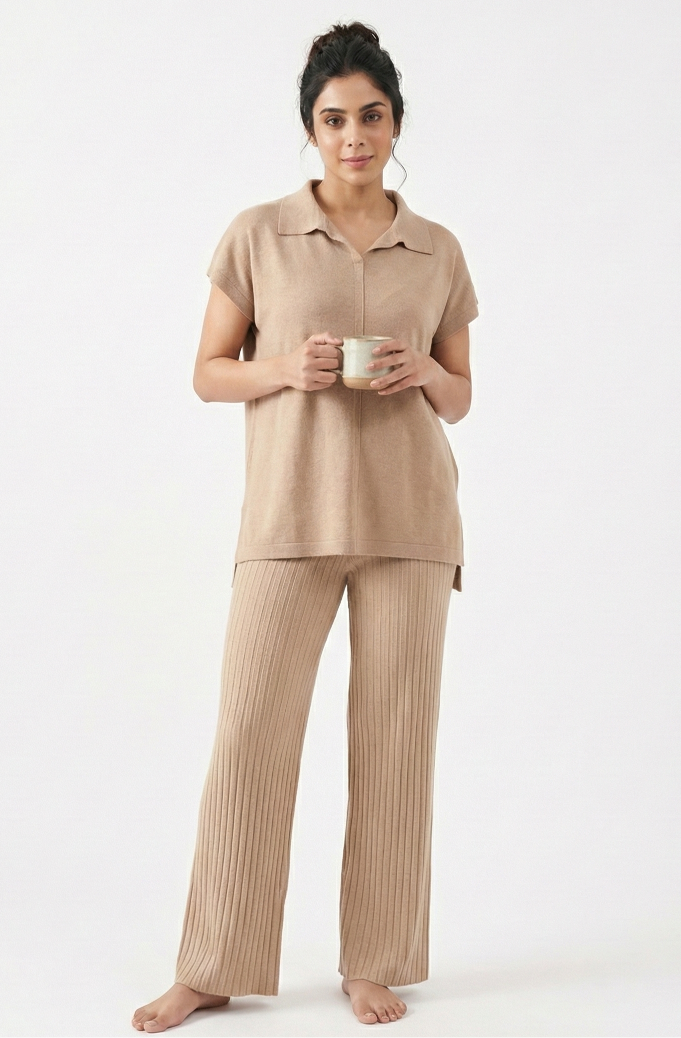 Being In Vogue with DD Co-ord Sets Brown lounge wear featured