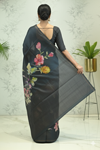 Load image into Gallery viewer, Samantha Blossom Tussar Silk Saree Saree featured