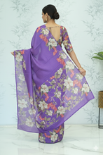 Load image into Gallery viewer, Manjari: Magnolia Muse Tussar Silk Saree Saree