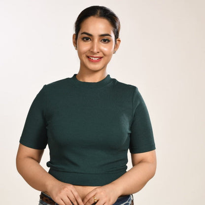 Hosiery Blouses - Green - Blouse featured