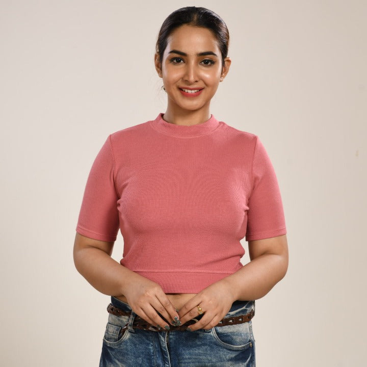 Hosiery Blouses - Rose Pink - Blouse featured