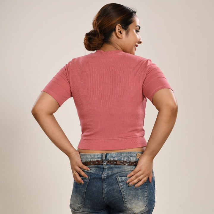 Hosiery Blouses - Rose Pink - Blouse featured