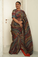 Load image into Gallery viewer, Multicolored Organza Saree Saree