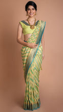 Load image into Gallery viewer, Lime Green Rangkat Saree Saree