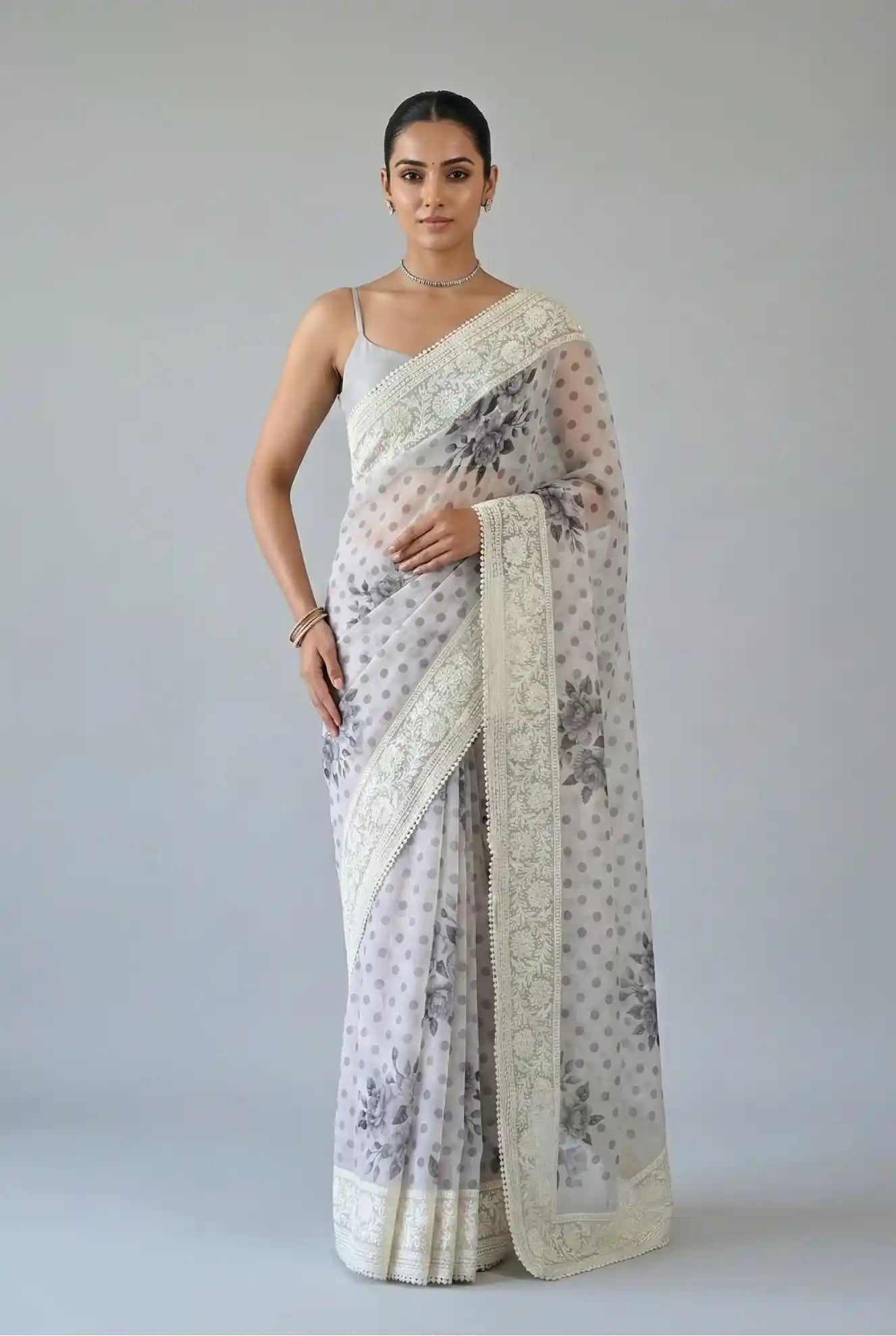Maya Pure Super Net Saree Saree
