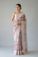 Load image into Gallery viewer, Nayara Kota Doriya Garden Saree Pink Saree featured
