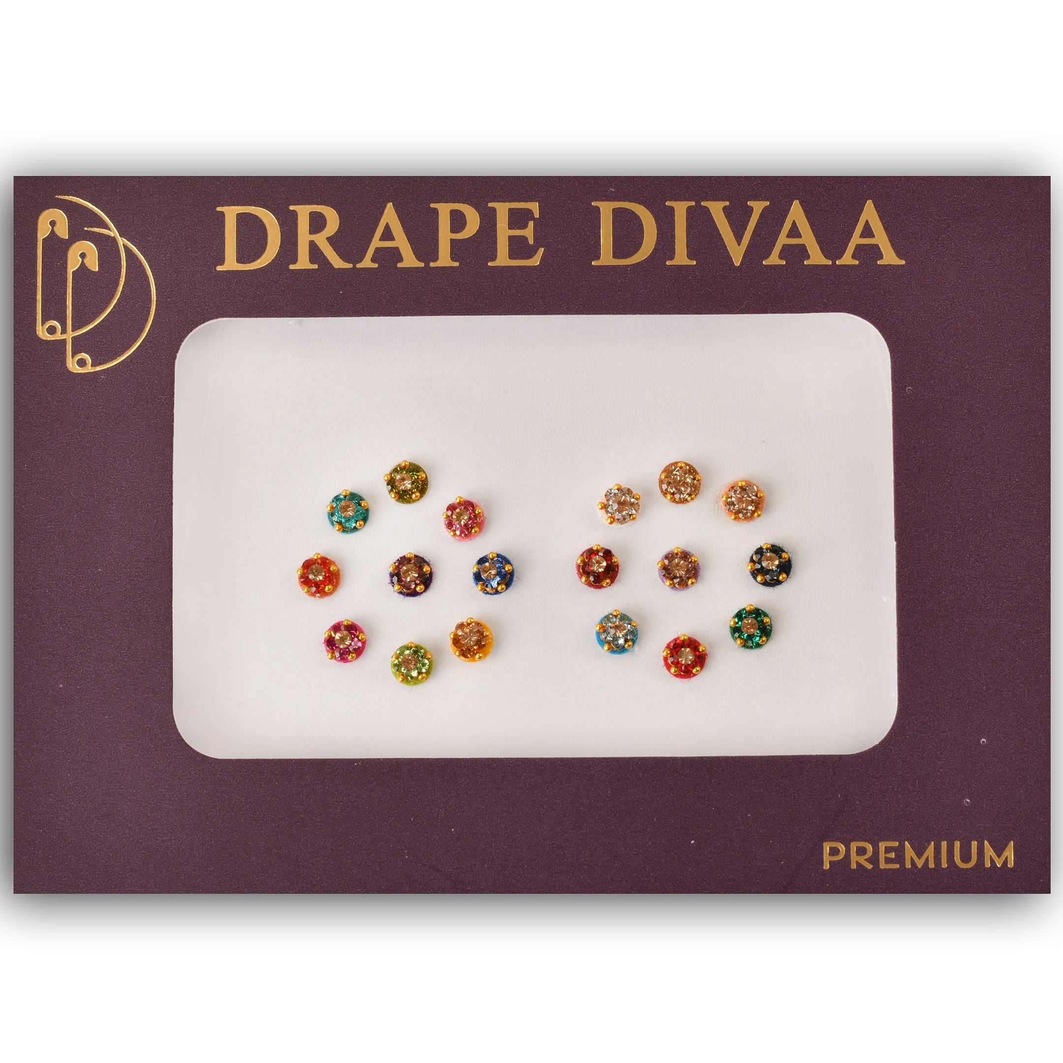 Buy Latest Design Stone Bindi - DD-R1-829F | Drape Divaa