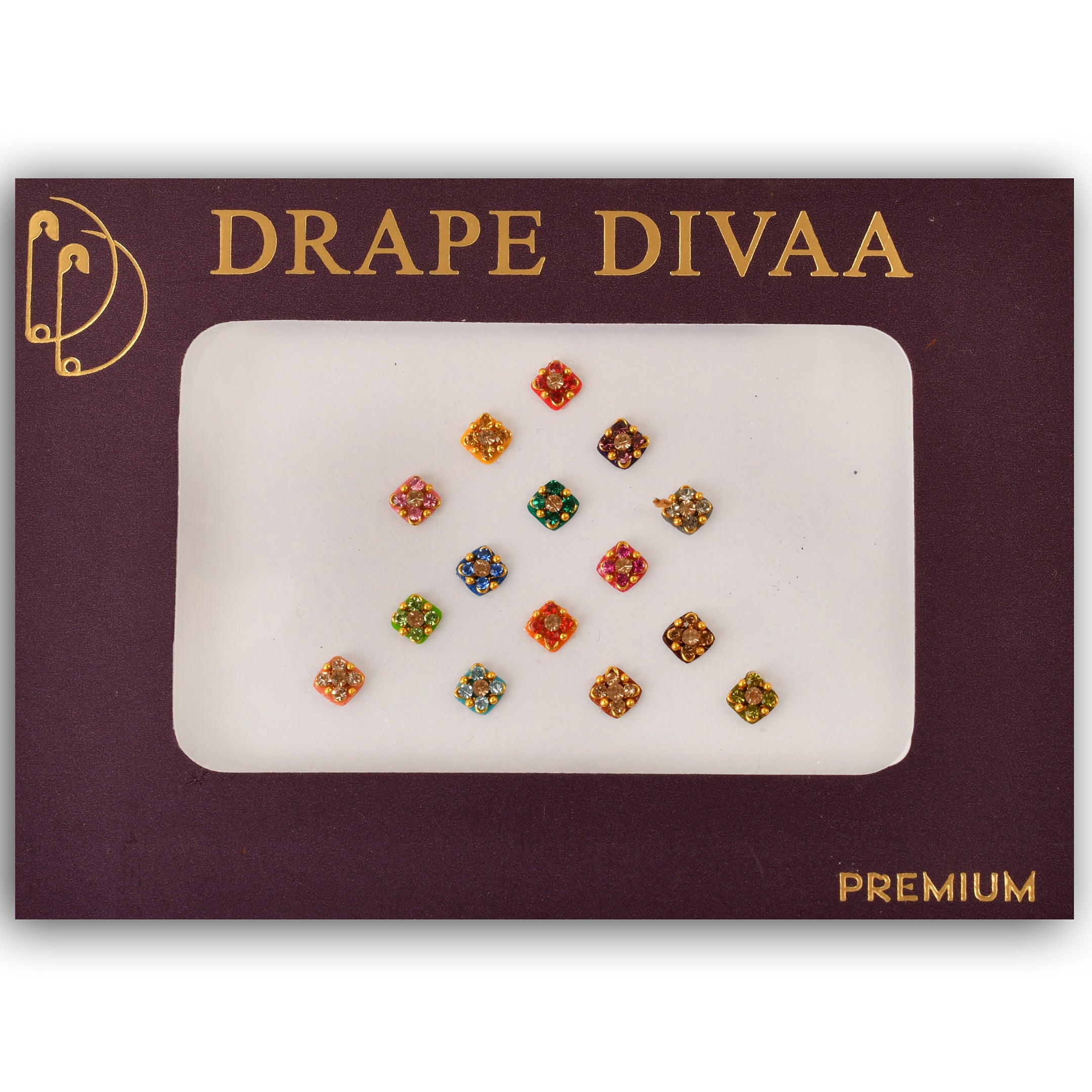 Buy Latest Design Stone Bindi - DD-R1-832 | Drape Divaa