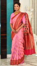 Load image into Gallery viewer, Baby Pink Zari Silk Saree Saree