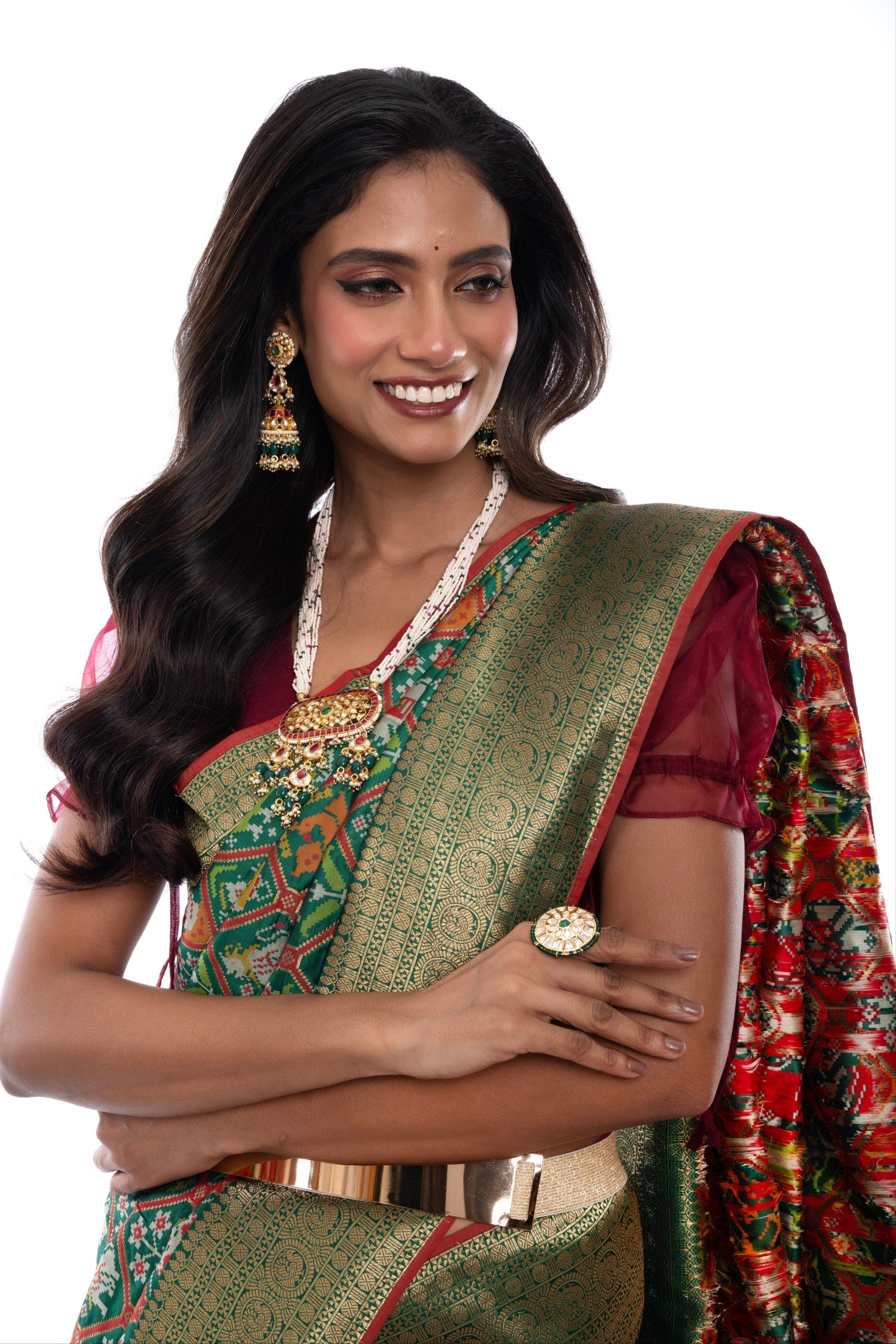 Green Regalia Banarasi Silk Saree Saree