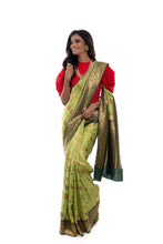 Load image into Gallery viewer, Eternal Garden Tussar Silk Saree Saree