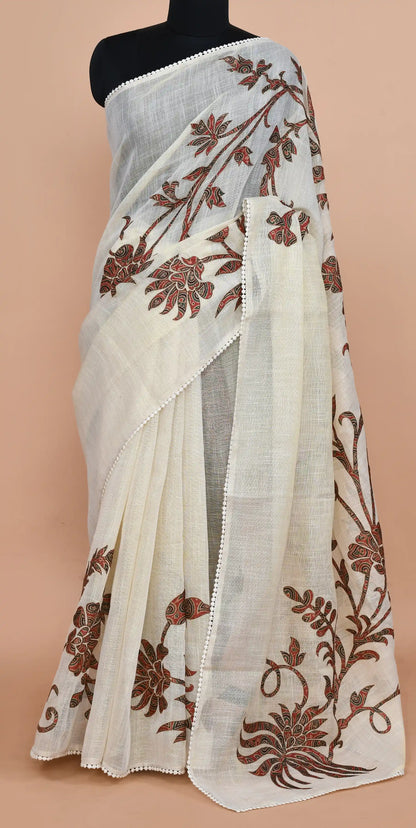 Idalia Red-Green Saree featured