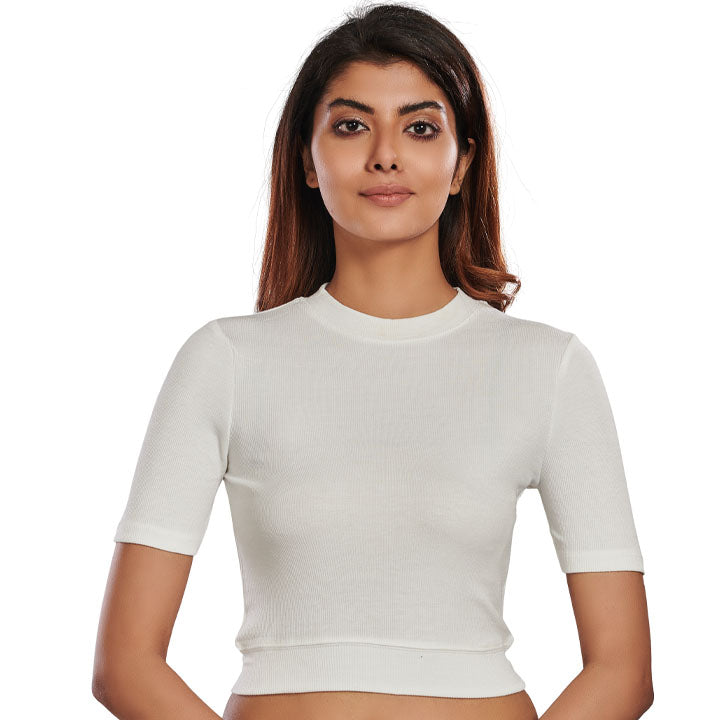 Hosiery Blouses - White - Blouse featured