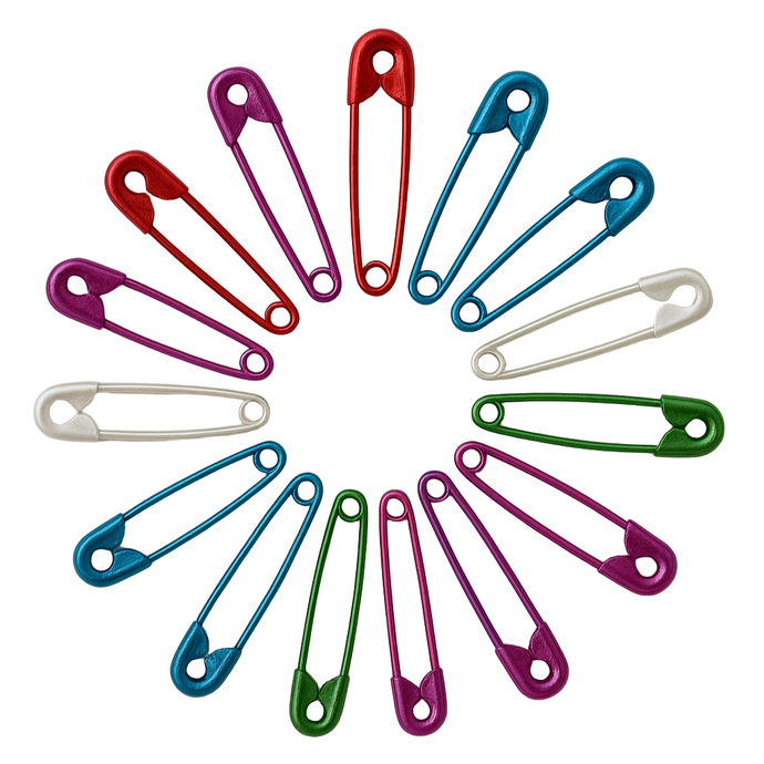 Assorted safety pins 
