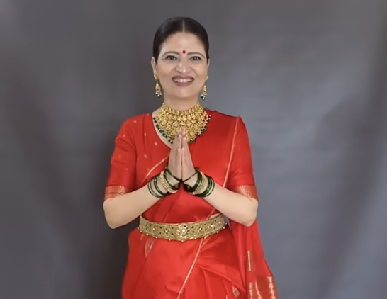 How to Drape a Full Saree in Lehenga or Half Saree Style