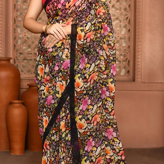 Pushpika Garden VC Chinnon Saree featured