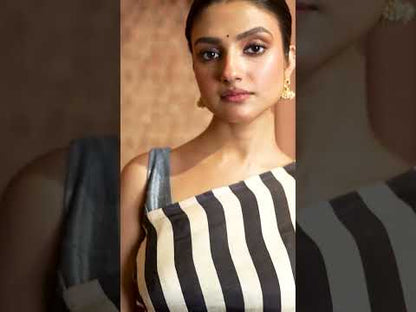 Reva Contrast Mulberry Silk Saree featured