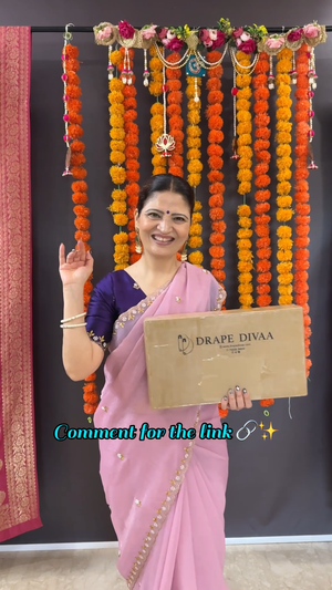 Saree Cover with Separate Blouse Chamber Video