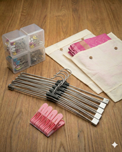 Load image into Gallery viewer, Saree Care Essentials 6 pieces per pack Pink 6 Saree Covers Combo