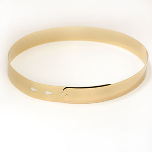 Golden Metallic Belt 3 cm Belts