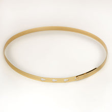 Load image into Gallery viewer, Golden Metallic Belt 1.5 cm Belts