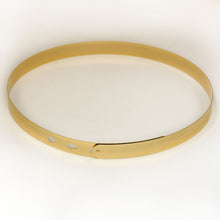 Load image into Gallery viewer, Golden Metallic Belt 2 cm Belts