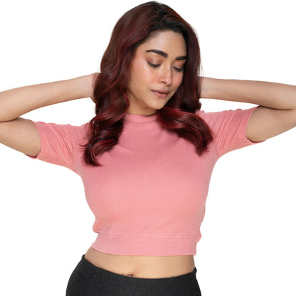 Hosiery Blouses - Sakura Pink - Blouse featured