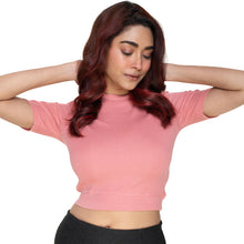 Load image into Gallery viewer, Hosiery Blouses - Sakura Pink - Blouse featured