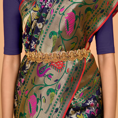 Royal Blue Patola Saree Saree
