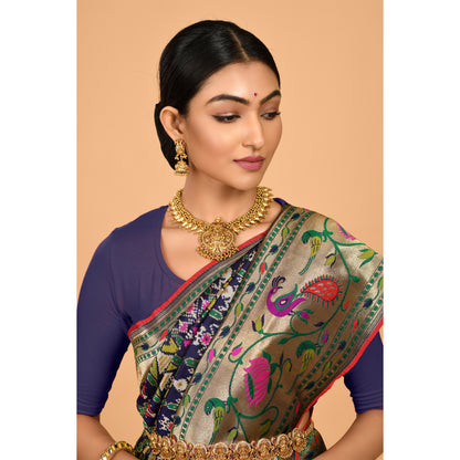 Royal Blue Patola Saree Saree