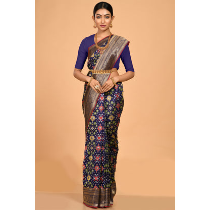 Trendy Navy Patola Saree Saree