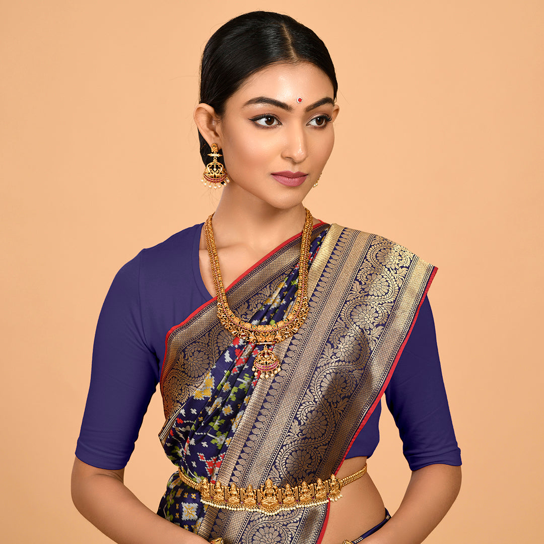 Trendy Navy Patola Saree Saree