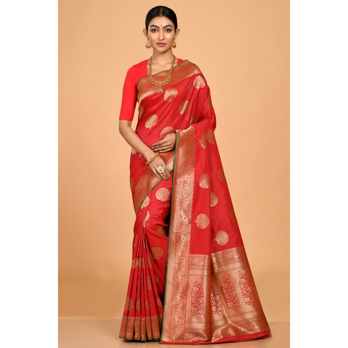 Red Silk Saree Saree