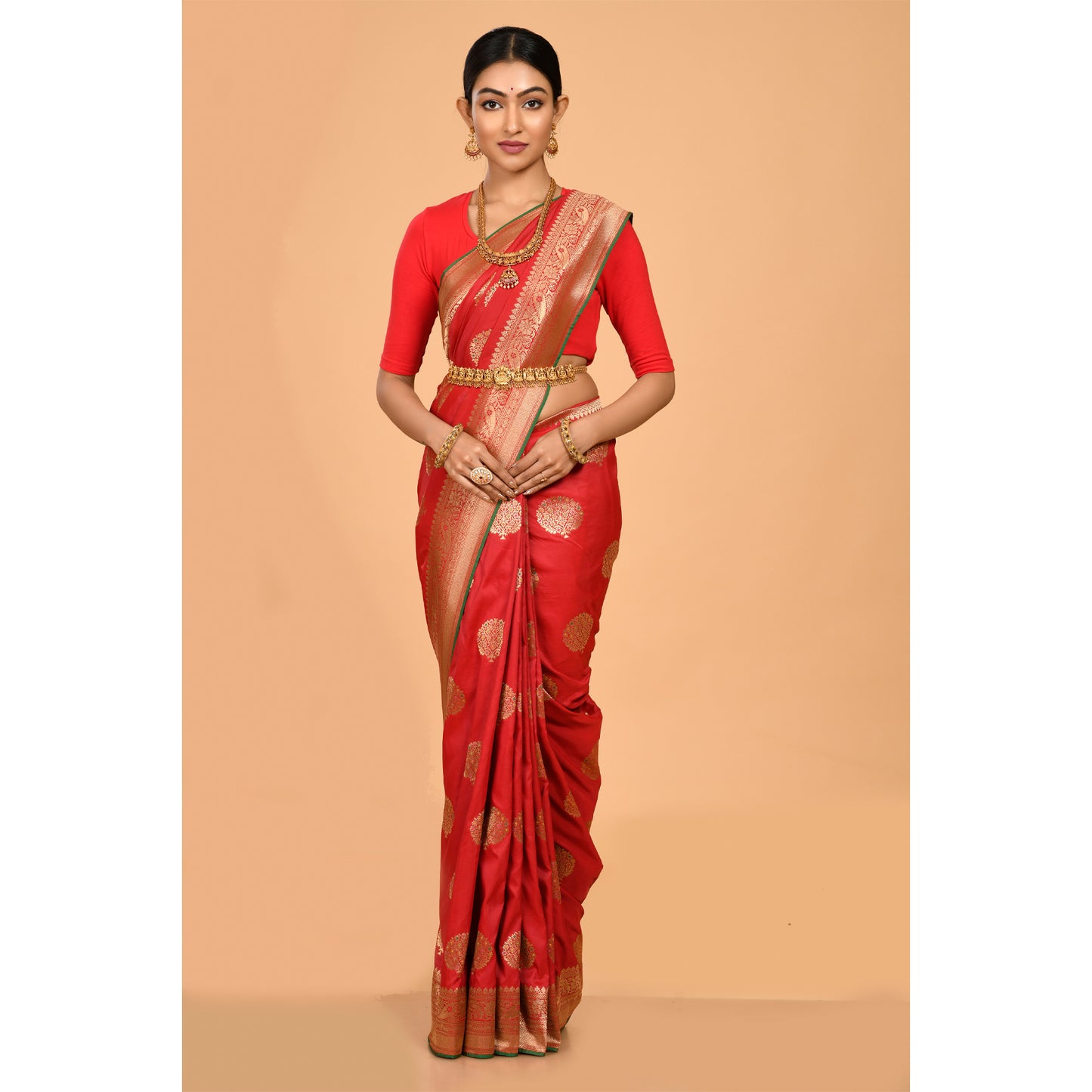 Red Silk Saree Saree