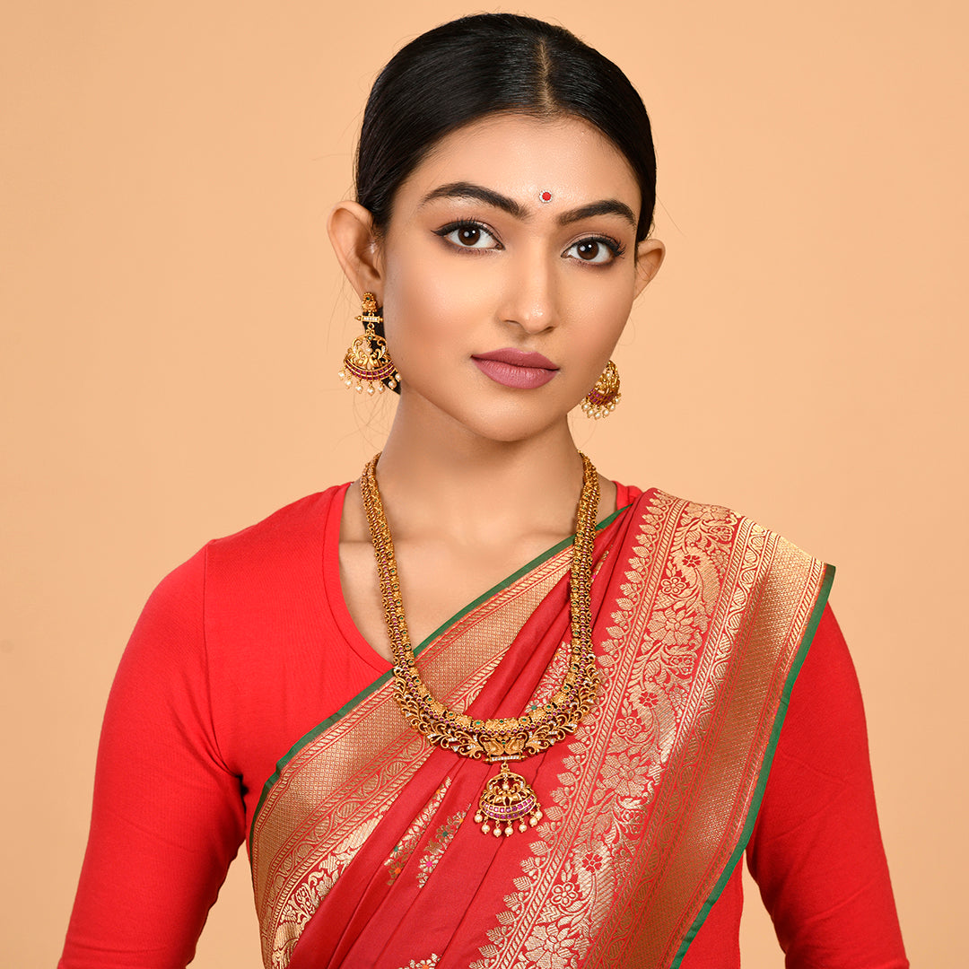 Red Silk Saree Saree