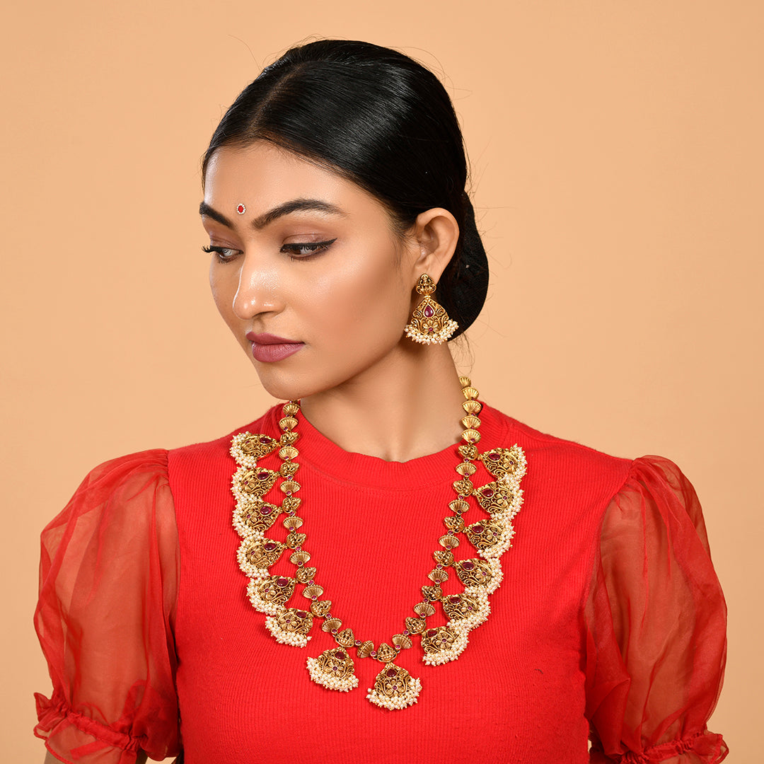 Flower motifs covering Bandhani Saree Saree