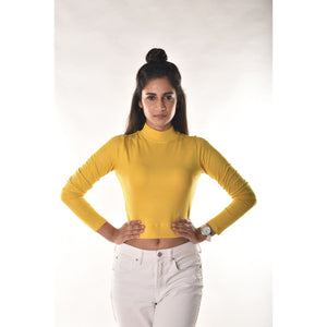 Full Sleeves Blouses - Mango Yellow - Blouse featured