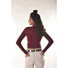 Load image into Gallery viewer, Full Sleeves Blouses - Maroon - Blouse featured