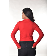 Load image into Gallery viewer, Full Sleeves Blouses - Red - Blouse featured