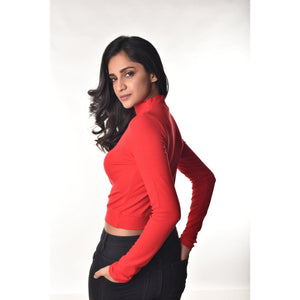 Full Sleeves Blouses - Red - Blouse featured
