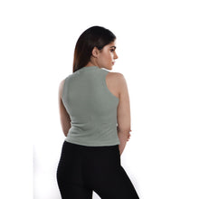 Load image into Gallery viewer, Sleeveless Hosiery Blouses - Mint Green - Blouse featured