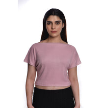 Load image into Gallery viewer, Boat Neck Blouse - Blush Pink - Blouse featured