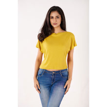 Load image into Gallery viewer, Boat Neck Blouse - Mango Yellow - Blouse featured