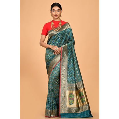 Powerloom Silk covered with Zari Saree Saree