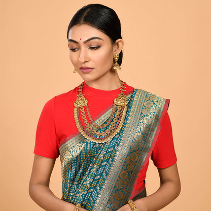 Powerloom Silk covered with Zari Saree Saree