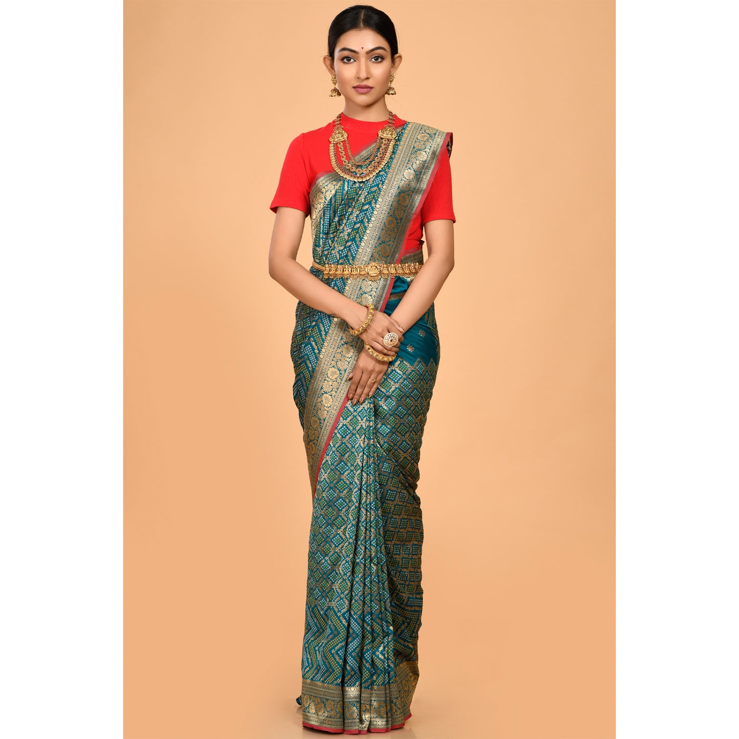 Powerloom Silk covered with Zari Saree Saree