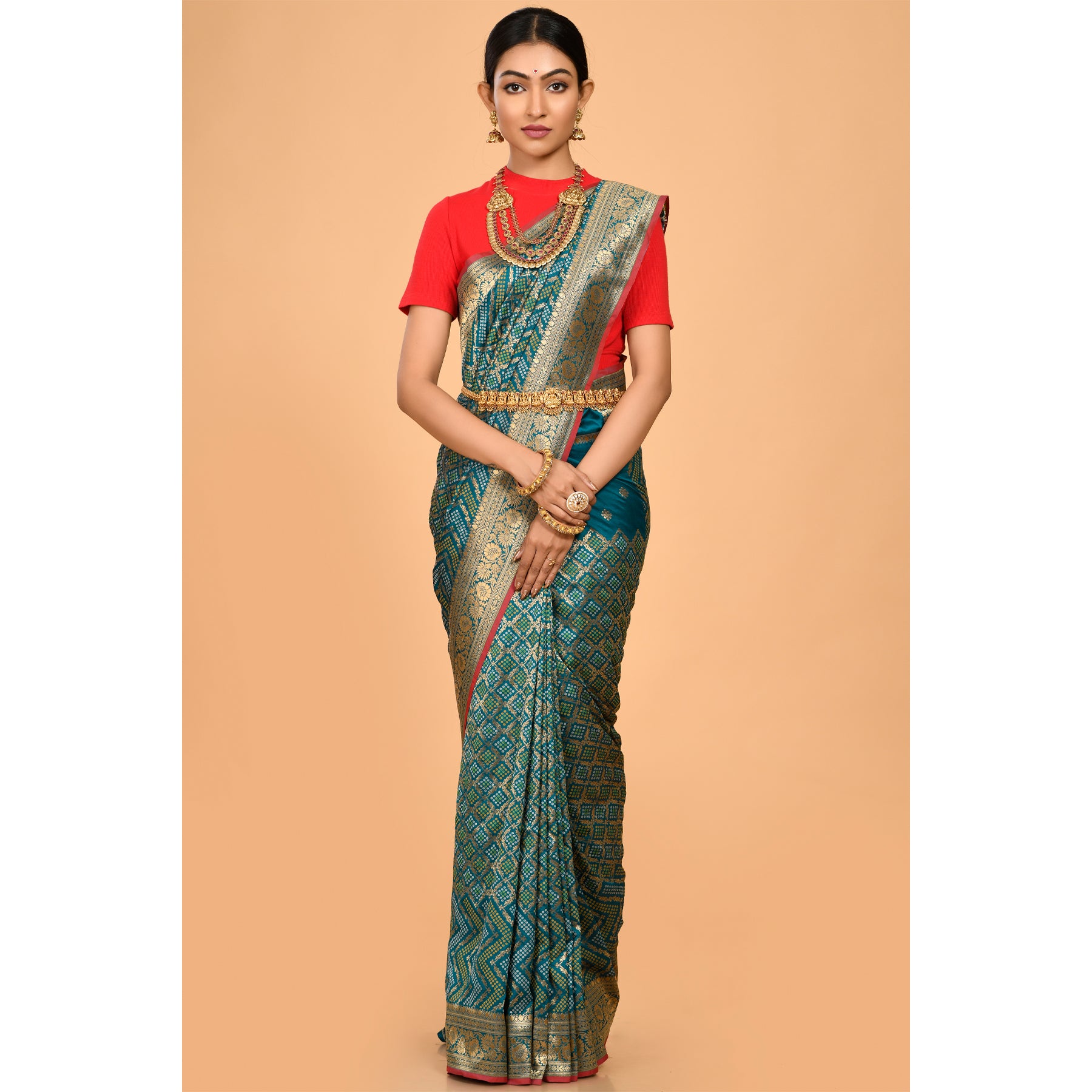 Powerloom Silk covered with Zari Saree Saree